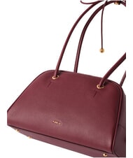 FURLA POPPY Bolso de hombro de piel manzana roja - Bolsos Mujer - 5