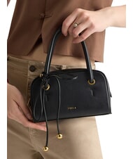 FURLA POPPY Minibolso con correa para el hombro negro - Bolsos Mujer - 6