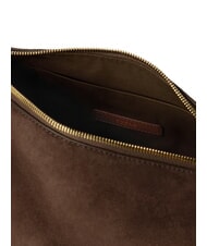 FURLA DEBBY Bolso de hombro de piel tonos espresso - Bolsos Mujer - 4