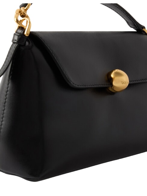 SFERA SOFT Bolso de piel con correa para el hombro. negro - Bolsos Mujer
