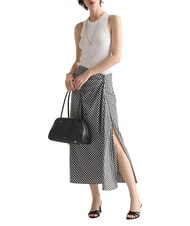 FURLA POPPY Bolso de hombro de piel negro - Bolsos Mujer - 6