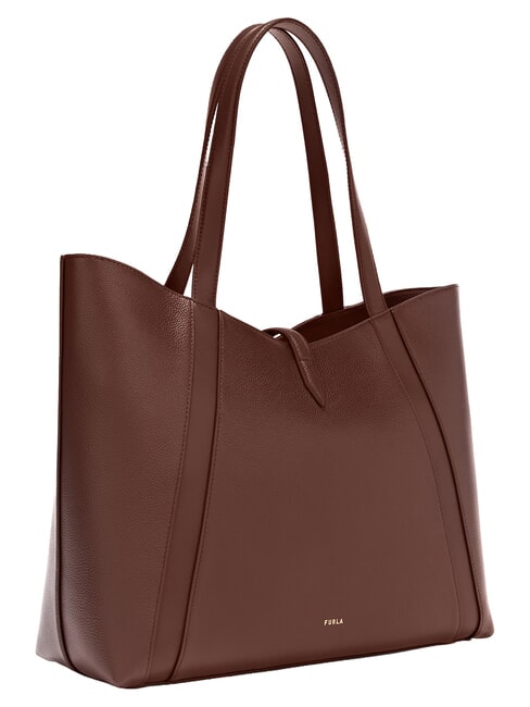 GOCCIA Bolso de hombro, piel chocolate - Bolsos Mujer