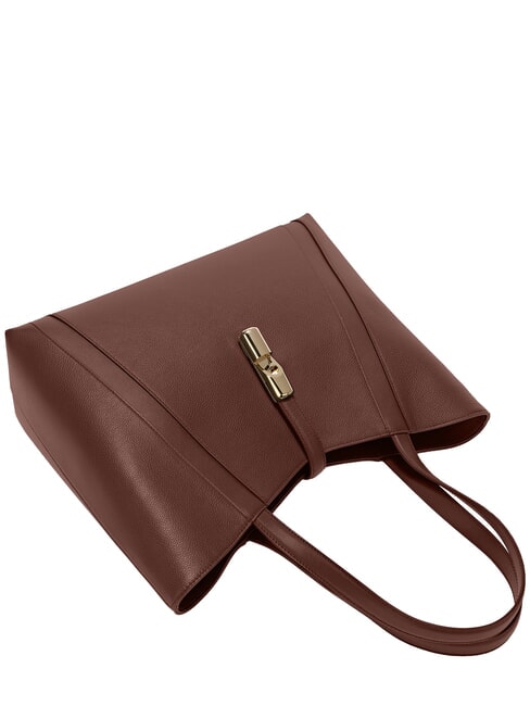 GOCCIA Bolso de hombro, piel chocolate - Bolsos Mujer