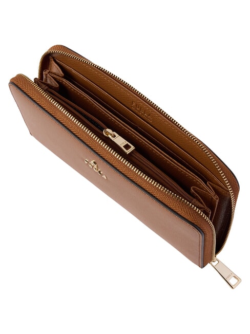 CAMELIA Cartera grande con cremallera co&ntilde;ac - Carteras Mujer
