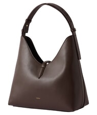 FURLA GOCCIA Bolso bandolera de piel chocolate - Bolsos Mujer - 3