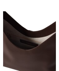 FURLA GOCCIA Bolso bandolera de piel chocolate - Bolsos Mujer - 4