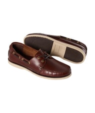 NORTH SAILS DECK LEATHER mocasines de cuero marr&oacute;n oscuro - Zapatos Hombre - 3
