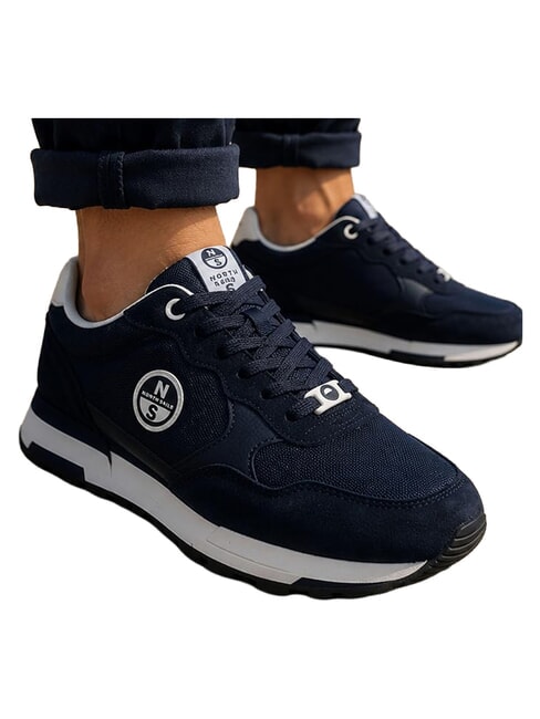 ROUTE Zapatillas azul marino-blanco - Zapatos Hombre
