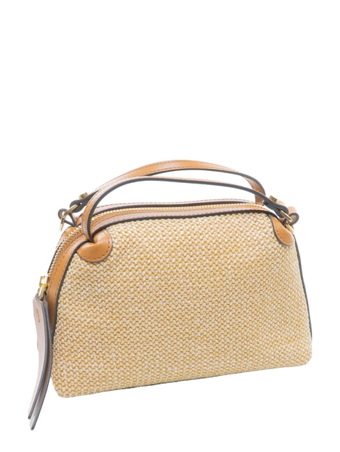 ALIFA Mini bolso CUERO NATURAL - Bolsos Mujer