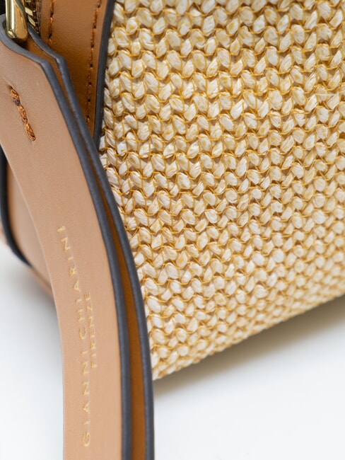 ALIFA Mini bolso CUERO NATURAL - Bolsos Mujer