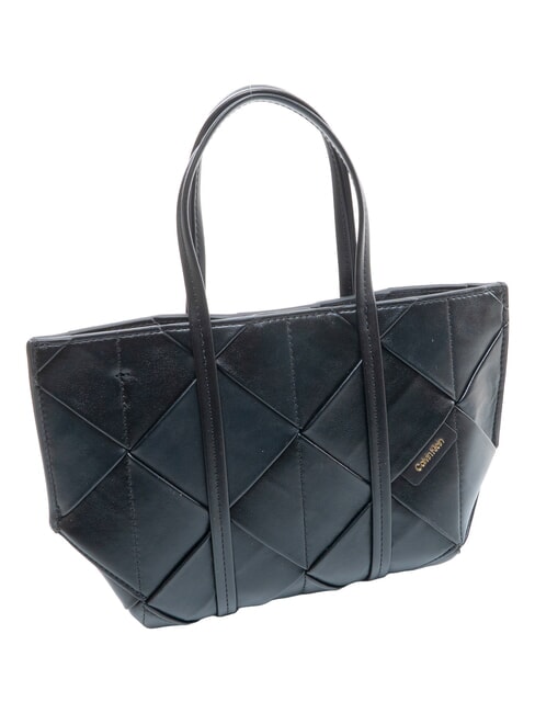 WOVEN Bolso de mano con correa para el hombro En negro - Bolsos Mujer
