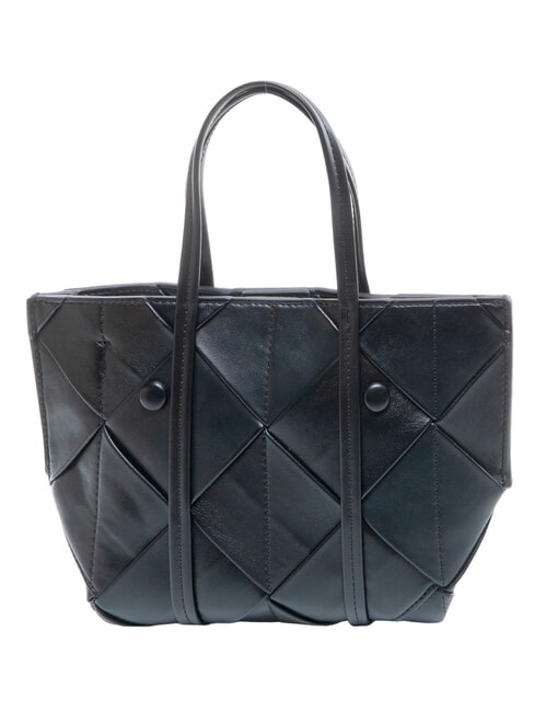 WOVEN Bolso de mano con correa para el hombro En negro - Bolsos Mujer