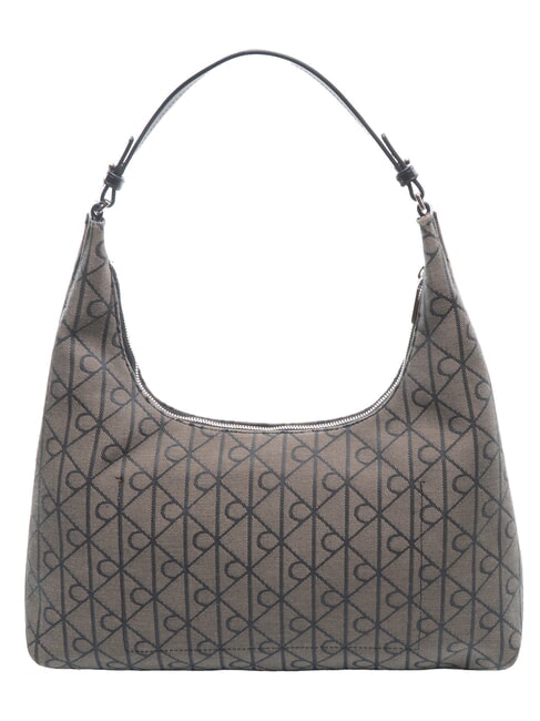 EMBLEM JAQUARD El bolso de hombro loto beige/negro aop jqd - Bolsos Mujer