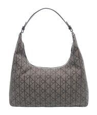 CALVIN KLEIN EMBLEM JAQUARD El bolso de hombro loto beige/negro aop jqd - Bolsos Mujer - 4