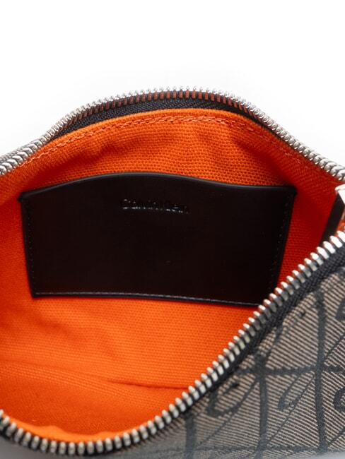 EMBLEM AOP Minibolso de hombro loto beige / negro aop - Bolsos Mujer