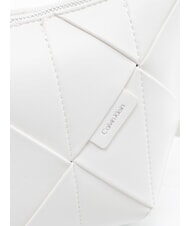 CALVIN KLEIN WOVEN Bolso de hombro aliso blanco - Bolsos Mujer - 3