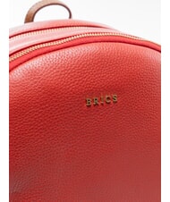 BRIC&rsquo;S CREMONA Mochila de piel con dos compartimentos. rojo - Bolsos Mujer - 4