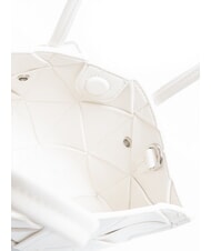 CALVIN KLEIN WOVEN Bolso de mano con correa para el hombro aliso blanco - Bolsos Mujer - 5
