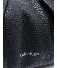 CALVIN KLEIN ENGRAVED HW Bolso de hombro En negro - Bolsos Mujer - 3