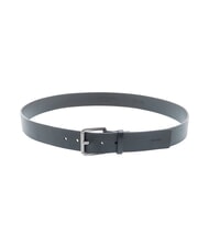 CALVIN KLEIN CASUAL ROLLER Cintur&oacute;n de cuero negro/plata antigua - Cinturones - 2