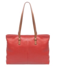 BRIC&rsquo;S CREMONA Bolso de compras de piel talla S, bolso de hombro rojo - Bolsos Mujer - 4