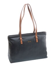 BRIC&rsquo;S CREMONA Bolso de compras de piel talla S, bolso de hombro negro - Bolsos Mujer - 2