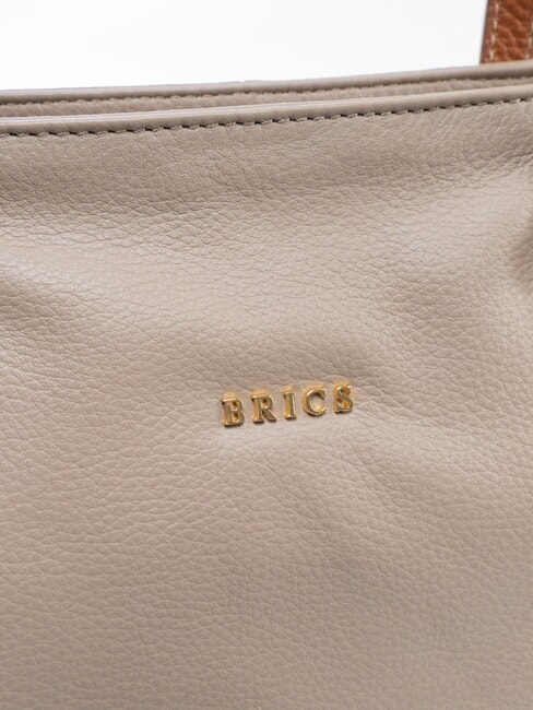 CREMONA Bolso de compras de piel talla S, bolso de hombro t&oacute;rtola - Bolsos Mujer