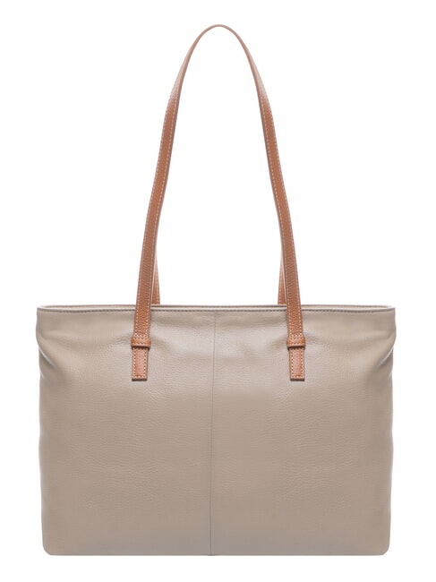 CREMONA Bolso de compras de piel talla S, bolso de hombro t&oacute;rtola - Bolsos Mujer