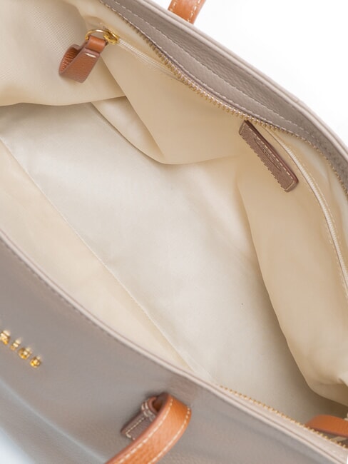 CREMONA Bolso de compras de piel talla S, bolso de hombro t&oacute;rtola - Bolsos Mujer