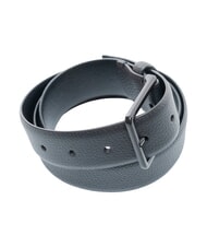 CALVIN KLEIN WARMTH BUCKLE Cintur&oacute;n de cuero negro/negro mate - Cinturones - 3