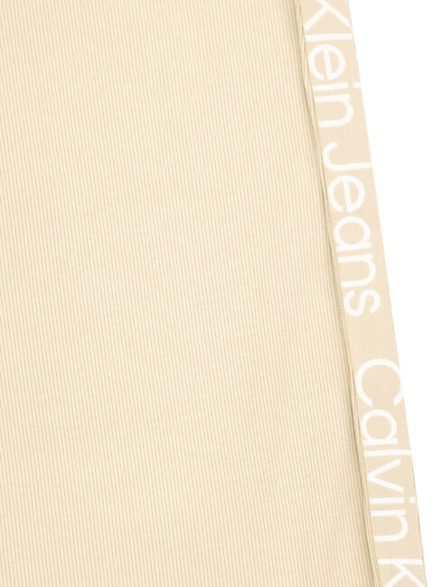 CK JEANS Falda el&aacute;stica plaza color topo - Faldas de mujer