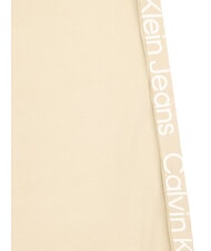 CALVIN KLEIN CK JEANS Falda el&aacute;stica plaza color topo - Faldas de mujer - 2