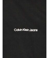 CALVIN KLEIN CK JEANS Sudadera de algod&oacute;n ck negro/amaranto - Sudaderas de mujer - 2