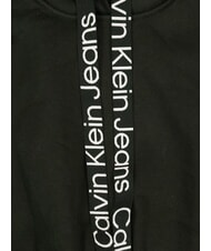 CALVIN KLEIN CK JEANS vestido con capucha ck negro/blanco brillante - Ropa de mujer - 2