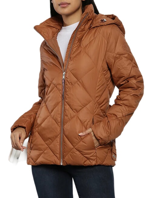 TH Chaqueta con capucha co&ntilde;ac natural - Chaquetas de mujer