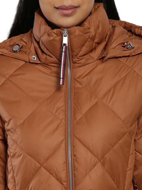 TH Chaqueta con capucha co&ntilde;ac natural - Chaquetas de mujer