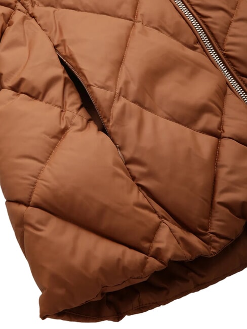 TH Chaqueta con capucha co&ntilde;ac natural - Chaquetas de mujer