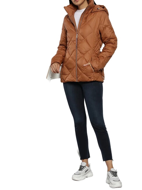 TH Chaqueta con capucha co&ntilde;ac natural - Chaquetas de mujer