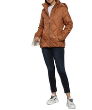 TOMMY HILFIGER TH Chaqueta con capucha co&ntilde;ac natural - Chaquetas de mujer - 8