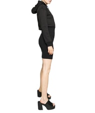 CALVIN KLEIN CK JEANS vestido con capucha ck negro/blanco brillante - Ropa de mujer - 6