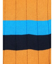 TOMMY HILFIGER TH Jersey de cuello redondo co&ntilde;ac / mono de ca&ntilde;a de az&uacute;car - Su&eacute;teres de los hombres - 6