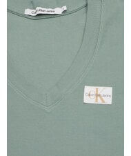 CALVIN KLEIN WOVEN LABEL Camiseta de algod&oacute;n de manga corta gris - camiseta - 2