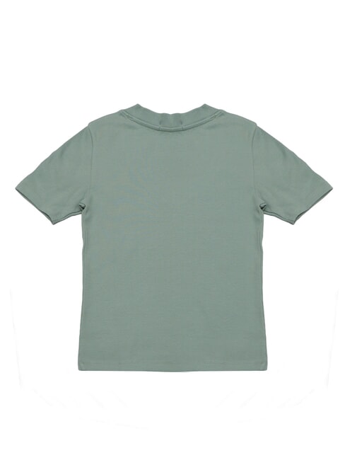 WOVEN LABEL Camiseta de algod&oacute;n de manga corta gris - camiseta