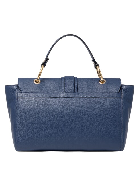 HELLEN Bolso de cuero tipo cartera azul - Bolsos Mujer