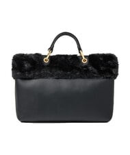 BRACCIALINI BETH FUR Bolso de mano con clutch negro - Bolsos Mujer - 4