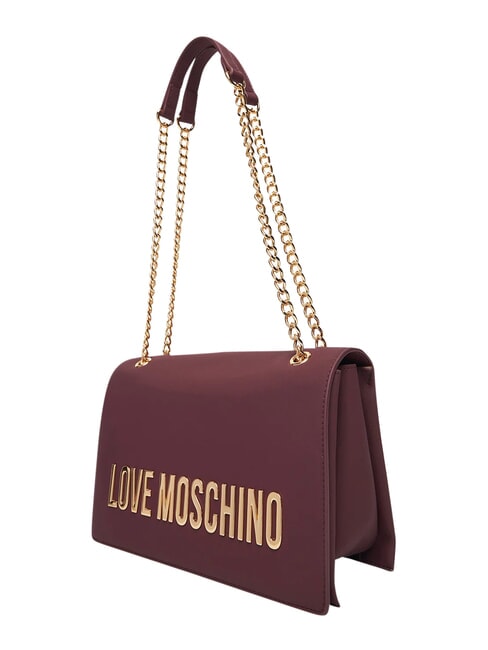 BOLD LOVE Bolso de hombro con cadena vino - Bolsos Mujer