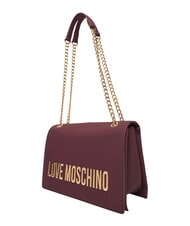 LOVE MOSCHINO BOLD LOVE Bolso de hombro con cadena vino - Bolsos Mujer - 4