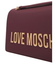 LOVE MOSCHINO BOLD LOVE Bolso de hombro con cadena vino - Bolsos Mujer - 5