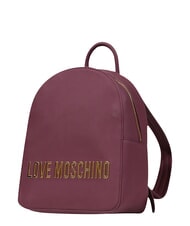 LOVE MOSCHINO BOLD LOVE Mochila con logo en relieve vino - Bolsos Mujer - 2
