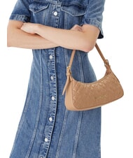 LOVE MOSCHINO QUILTED Bolso de hombro beige - Bolsos Mujer - 2